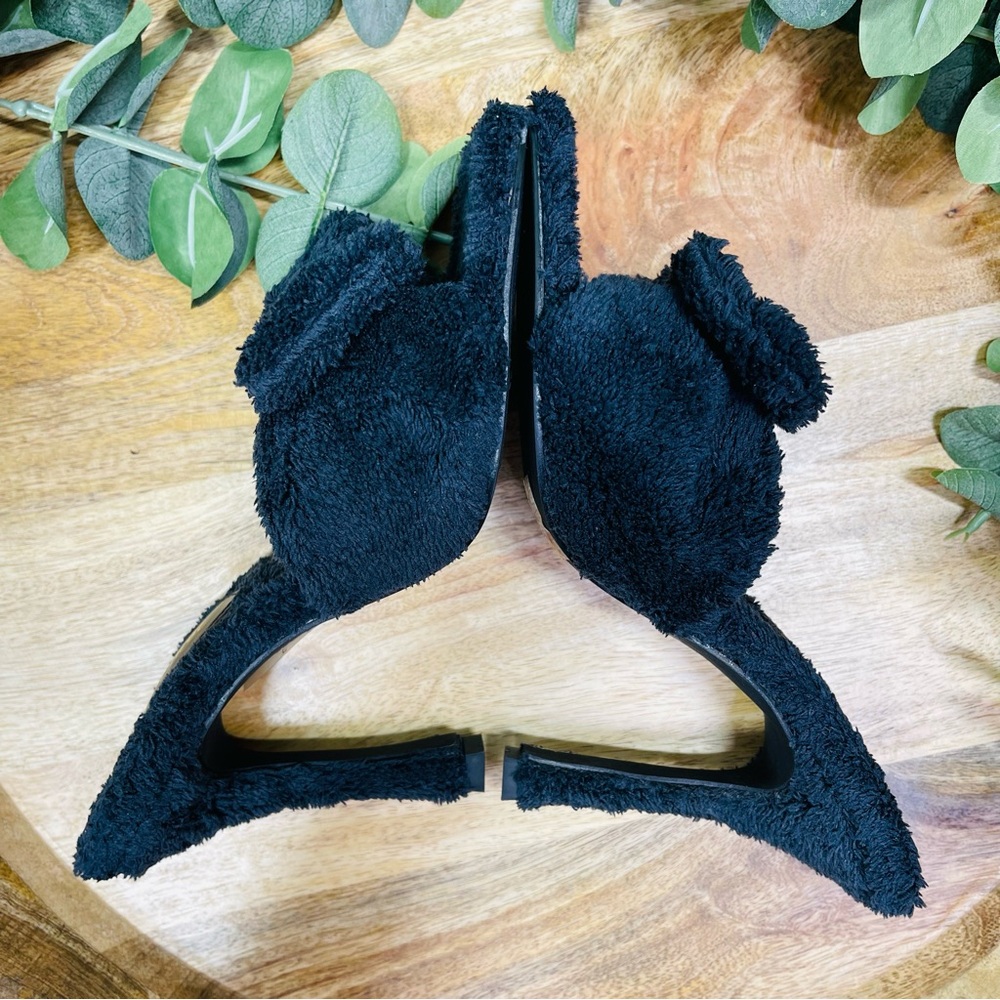 NEW CHASE AND CHLOE - Amelie Fleece Spike Sandal 7 - Picture 7 of 15